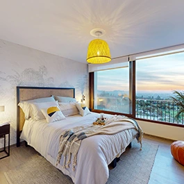 grandes ventanas termopanel en depto en venta Alto Macul La Florida