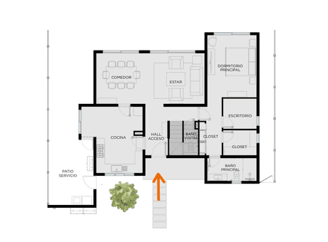 Planta TQN II-3 CH140 - primer piso