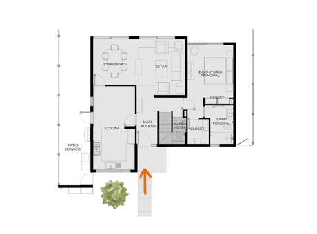 Planta TQN II-3 MD126 - primer piso