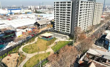 Vista aérea del proyecto Vicuña C